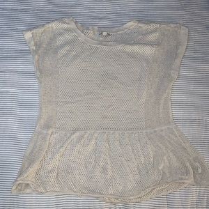 American Eagle crochet plenum top - XL